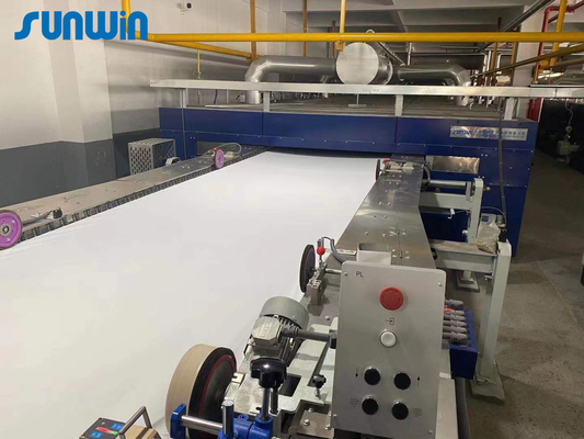 10 Chamber High Speed Textile Stenter Machine 3000mm Woven Fabric Stentering Process