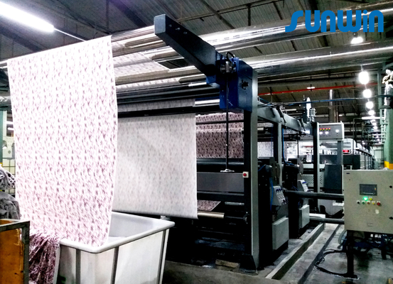 50HZ After Air Flow Dyeing Machine Textile Stenter Machine 10 Chamber 2200mm