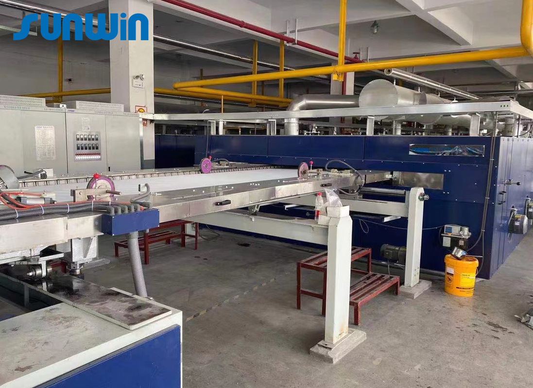 10 Chamber High Speed Textile Stenter Machine 3000mm Woven Fabric Stentering Process